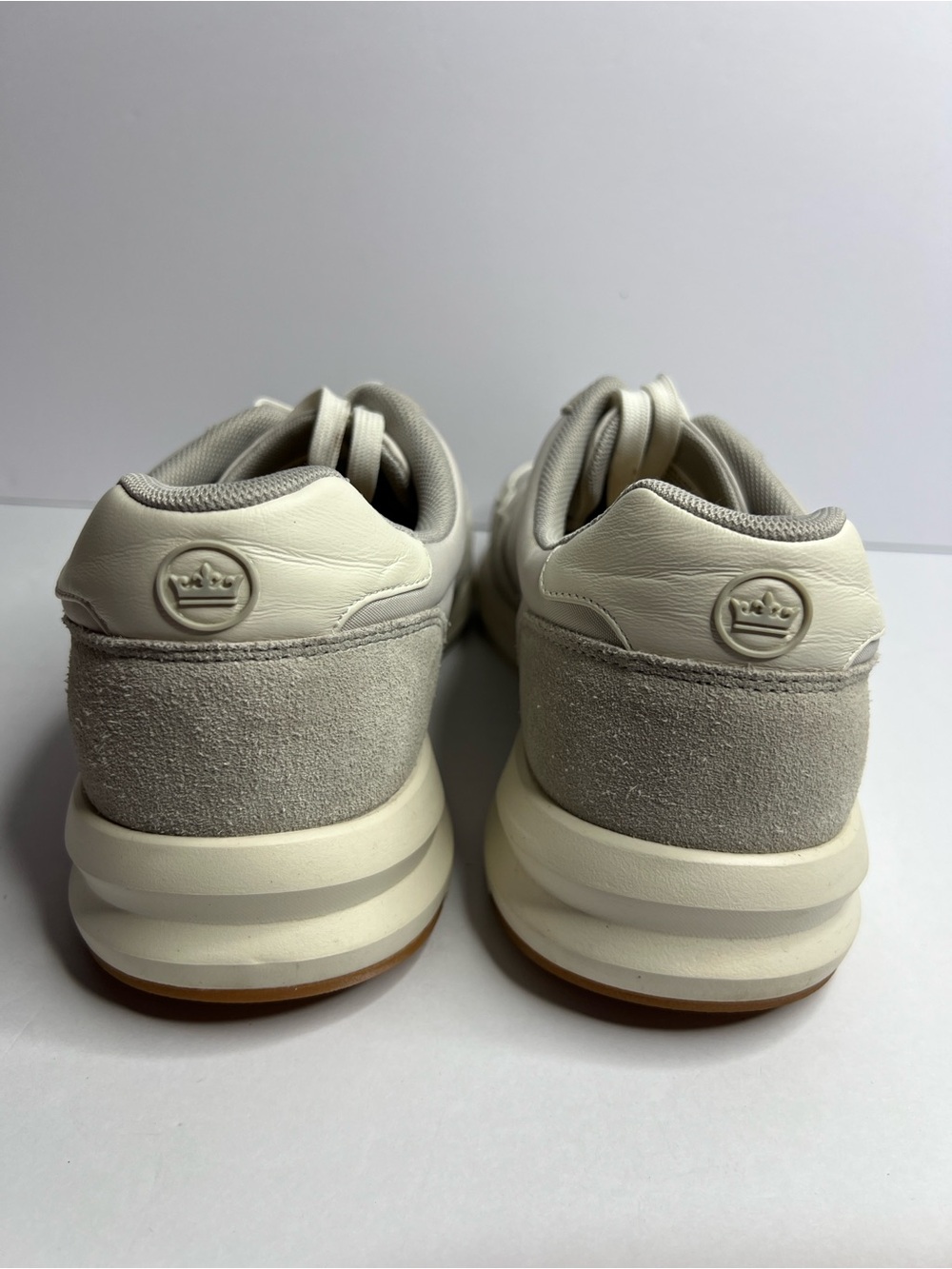 Peter Millar Journeyman Leather & Suede Sneakers Light Grey Men’s 11.5